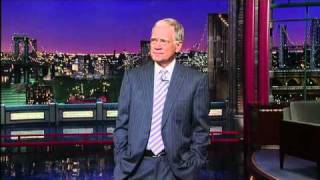 David Letterman  Daves Monologue  41511 [upl. by Llenrahc]