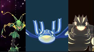 Mega Rayquaza Purified Primal Kyogre And Shiny Primal Groudon Pokémon go amp battle with Giovanni [upl. by Felt]