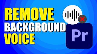 How To Remove Background Voice In Adobe Premiere Pro Quick amp Easy [upl. by Matty112]