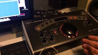 Behringer Xenyx Control1 USB in my studio review Please SUBRSCIBE to my channel [upl. by Aliuqaj]