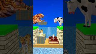 New Money vs Knowledge With Cartoon Cow vs Tiger What Do Choose Shorts Cartoon Viral [upl. by Stoat]