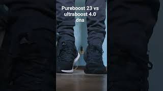 pureboost 23 vs ultraboost 40 dna [upl. by Leicam]