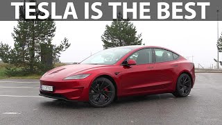 Tesla Model 3 Performance Highland range test [upl. by Kamillah]