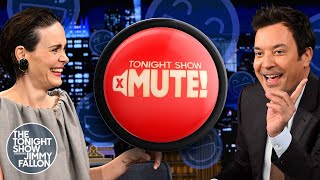 Mute with Sarah Paulson  The Tonight Show Starring Jimmy Fallon [upl. by Pauiie658]