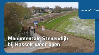 Monumentale Stenendijk Hasselt weer open [upl. by Kara-Lynn]