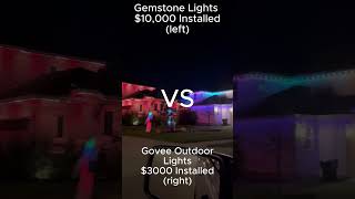 Gemstone Lights Vs Govee Outdoor Lights govee goveelights gemstonelights [upl. by Kenny]