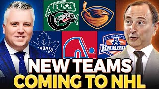 NEW TEAMS Coming To NHL [upl. by Ahseekat416]