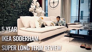 IKEA Söderhamn Sofa Review 5 YEAR SUPER LONG TERM [upl. by Hendrickson723]