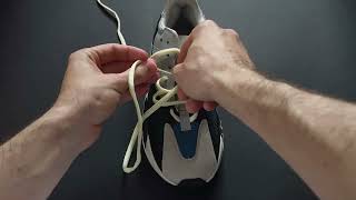 HOW TO LACE ADIDAS YEEZY BOOST 700 LOOSELY [upl. by Eikcaj426]