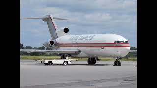 Kalitta 727 rare daytime departure YHM FULL VIDEO [upl. by Aleunam]