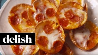 Damn Delicious Mini Pizzas  Delish [upl. by Emyle]