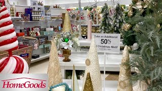 HOMEGOODS CHRISTMAS CLEARANCE CHRISTMAS DECORATIONS DECOR SHOP WITH ME SHOPPING STORE WALK THROUGH [upl. by Nananne]