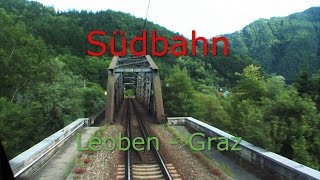 Führerstandsmitfahrt  Cab Ride  Südbahn Leoben  Graz  Austria  ÖBB 1116 [upl. by Enilhtak26]