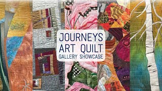 Journeys March 2023 Stitchin Post Art Quilt Gallery Showcase with Jean Wells [upl. by Bikales728]