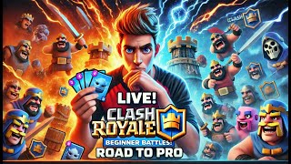 Target 8000 Trophies 26 Elixer deck Beginner Clash Royale Strategies  Live Stream amp Chillquot [upl. by Neslund]