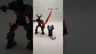 Lego Thor vs surtur construction figure mini review [upl. by Aiselad]