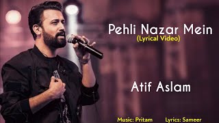 Pehli nazar meinAtif AslamRace Karaoke With Lyrics [upl. by Erasme]