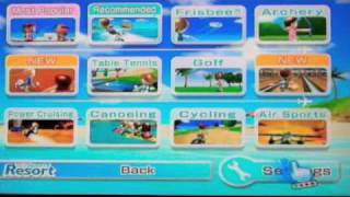 Wii Sports Resort  Swordplay Wakeboarding and Frisbee Dog Gameplay [upl. by Onibag]