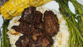 Garlic Butter Steak Bites🫦 [upl. by Oek]