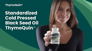 Standardized Cold Pressed Black Seed Oil ThymoQuin [upl. by Shaeffer]