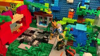 a fight in another world  STOP MOTION LEGO MOVIE [upl. by Scott809]