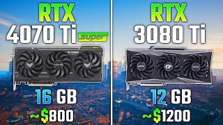 RTX 4070 Ti SUPER vs RTX 3080 Ti  Test in 7 Games [upl. by Navert]