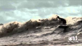 Alaskas bore tide attracts surfers from around the world [upl. by Calica470]