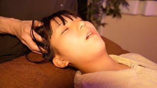 ASMR Sleep Massage ASMR HEAD MASSAGE Japanese massage [upl. by Louis]