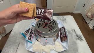 Honest Review of Smore Maker and all yummy ingredients [upl. by Airetahs]