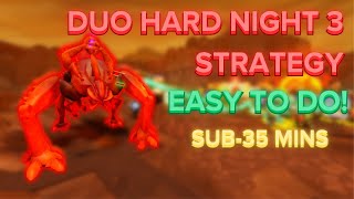 TDS DUO HARD NIGHT 3 STRATEGY SUB35 MINS  ROBLOX [upl. by Bradman]