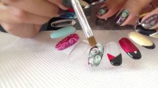 Easy CND Shellac bubble nail art amp Additives [upl. by Kennett]