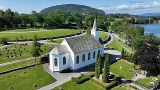 12 churches in Kvinnherad municipality DJI Mavic 3 4k [upl. by Enelegna201]