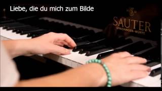 Liebe die du mich zum Bilde  Piano [upl. by Nicks]