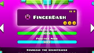 Geometry Dash  Fingerdash all coins [upl. by Jeminah930]