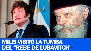 MILEI VISITÓ LA TUMBA DEL quotREBE DE LUBAVITCHquot EN NEW YORK [upl. by Llaccm]