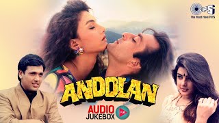 Andolan Movie Songs  Audio Jukebox  Govinda Sanjay Dutt Mamta Kulkarni  90s Hit Songs [upl. by Loux]