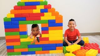 Giant Color Toy Building Blocks House Pretend Play Fun CKN [upl. by Liagaba906]