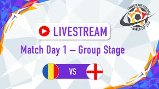 TFWC2024 I Match Day 1  Group Stage Romania vs England [upl. by Ahsini]