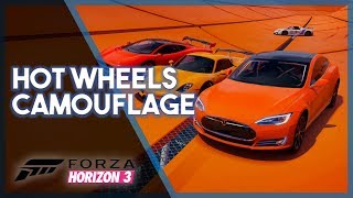 Forza Horzion 3  Hot Wheels Camouflage Fails amp Funny Moments [upl. by Bunde]