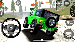 Dollar song Modified Mahindra thar Colour Green 😈  Indian cars simulator 3D part 85 [upl. by Hephzipah]