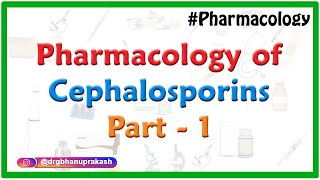 Pharmacology of Cephalosporins  Classification  spectrum of activity and clinical use  Part 1 [upl. by Ver938]