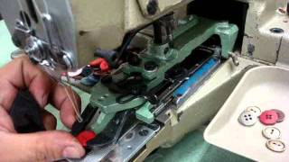 Juki MB372 Button Sew Machine [upl. by Handel]