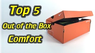 Top 5 Most Comfortable Soccer CleatsFootball Boots Out of the Box [upl. by Burris]