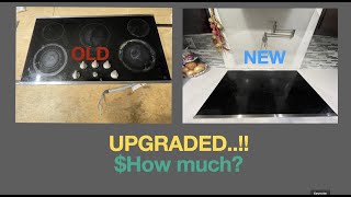 DIY installation and Function test GE 36inch Electric Cooktop Model PP9036SJSS [upl. by Farica740]