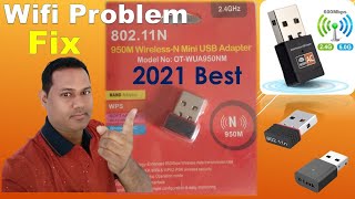 80211n Wifi Wireless Adapter Windows 78 Fix 2021  USB Wifi Adapter Not Working Fix  Wifi Adapter [upl. by Aldous]