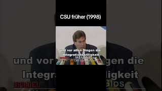 So rechtsextrem war die CSU 1998 😱😱😱 csu 1998 deutschland [upl. by Fawna933]