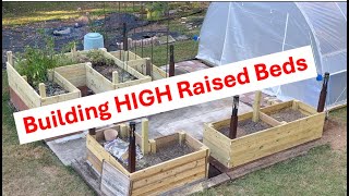 Building HIGH Raised Beds [upl. by Aikmat]