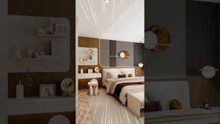 double bedroom interior design  modern luxury bedroom interiordesign [upl. by Orgalim]