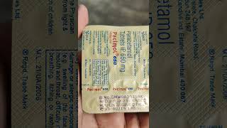 Pacimol 650paracetamoltablet ytshorts shorts trinding viralvideo subscribe support cipla [upl. by Clive]