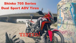 Impressed but Underwhelmed  Shinko 705 Motorcycle Tire Review  7030 Adventure or Dual Sport [upl. by Latreese]